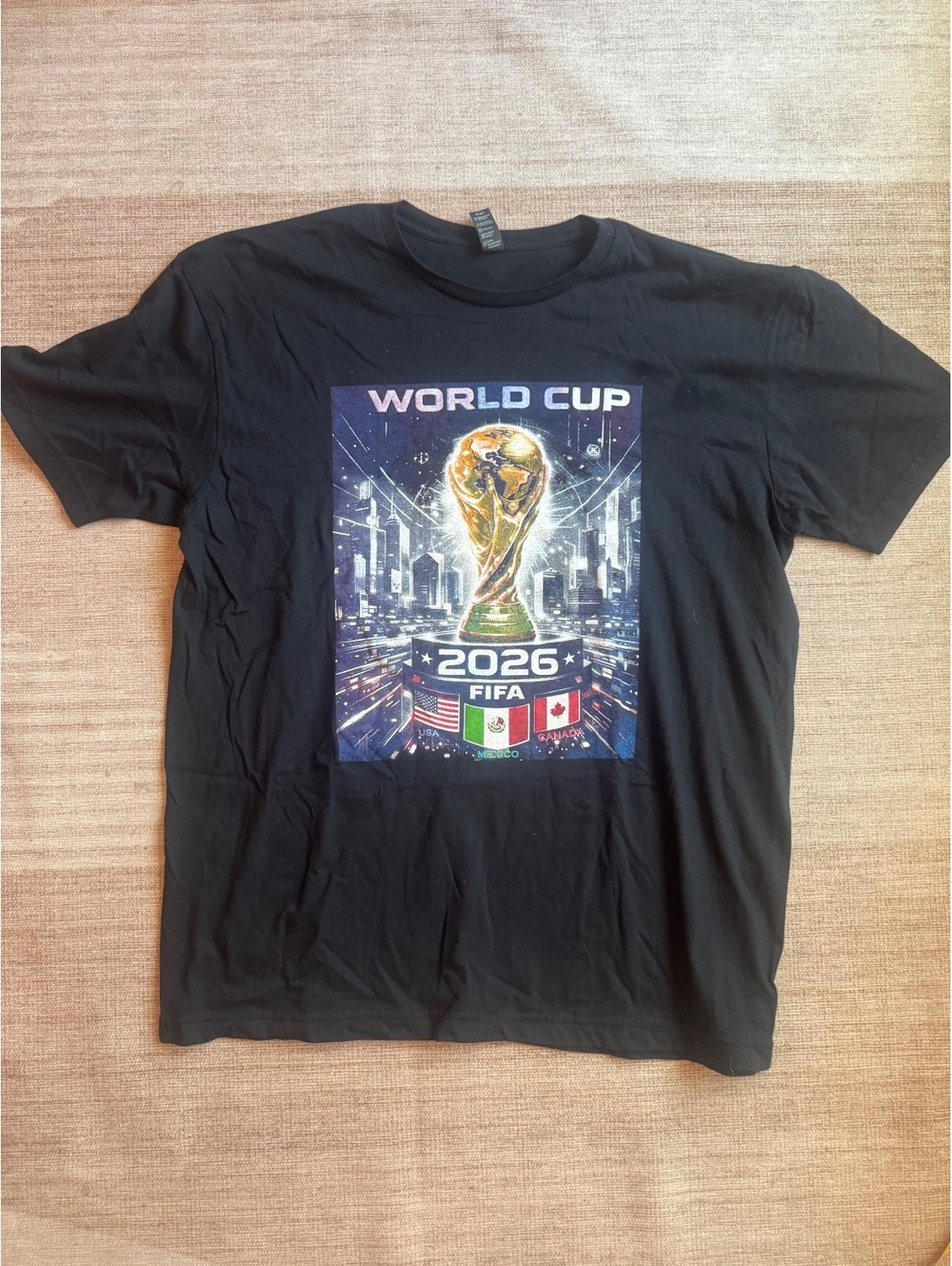 FIFA World Cup 2026 Black Graphic Tee XL